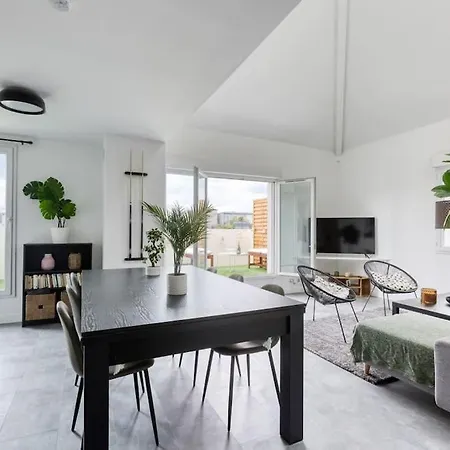 Apartment Premium Flat 6 People With Billard And Terrace Stade De France *