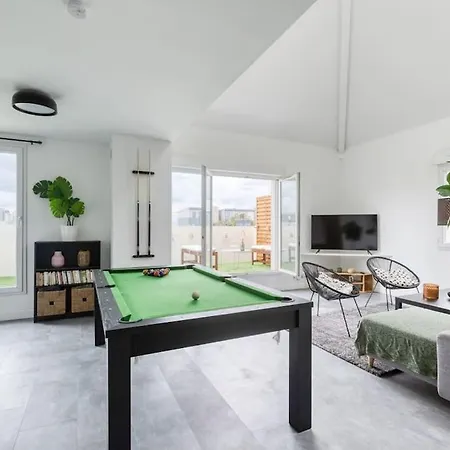 Apartment Premium Flat 6 People With Billard And Terrace Stade De France
